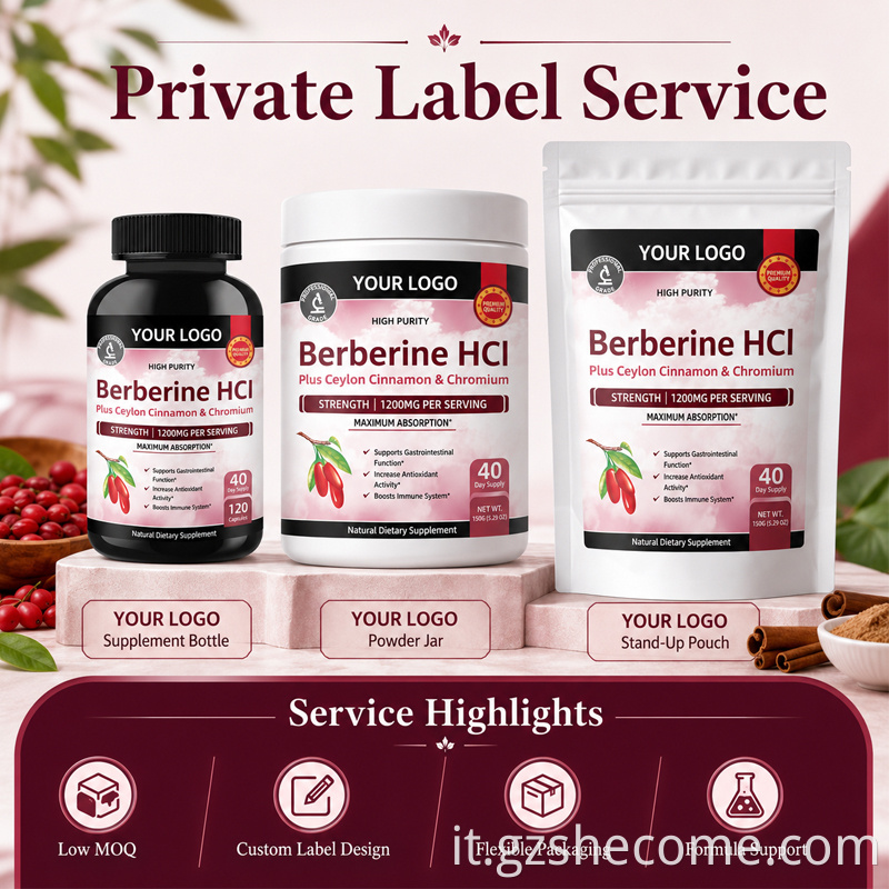 Berberine HCl Capsules11